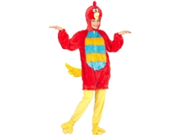 Fato Unisexo WIDMANN Pássaro Vermelho em Pelúcia Macia (Tam.: M/L)