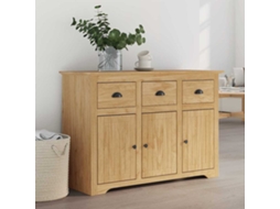 Vidaxl Buffet Bodo Marrom Mel 115,5 X 44 X 80 Cm Derivados De Madeira