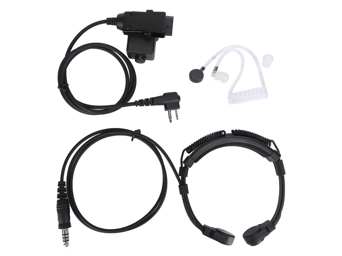 Aetheria adaptador U94 Ptt para Fone de Ouvido 2 Pinos com Sistema Militar Compatível com Rádios Motorola