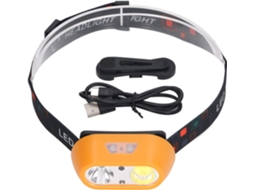 Faróis De Led Recarregáveis Via Usb, 300lm Alto Brilho, Com 6