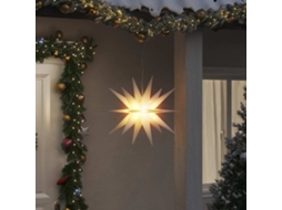 Vidaxl Luzes De Natal Com Leds 3 Pcs Dobrável Branco 57 Cm