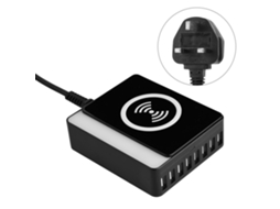 Carregador LAXISCREED 8 portas Usb Sem Fio 60w