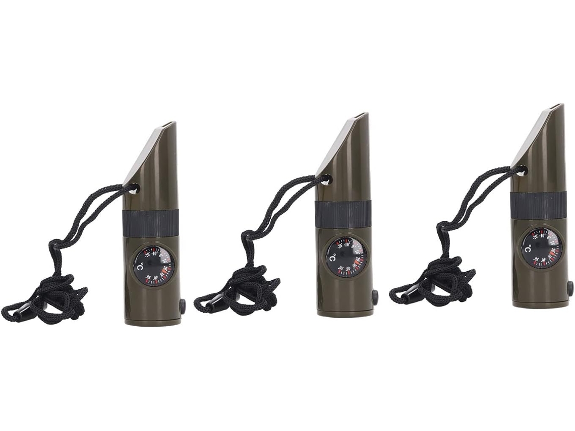 Sifflet de Survie Multifuncional Portátil com Led e 3 Modos SFUSHOS