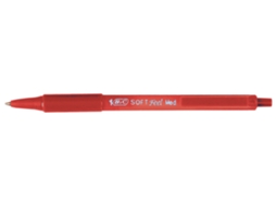 Caneta Esferográfica Retrátil BIC Soft Feel Clic Grip Vermelha