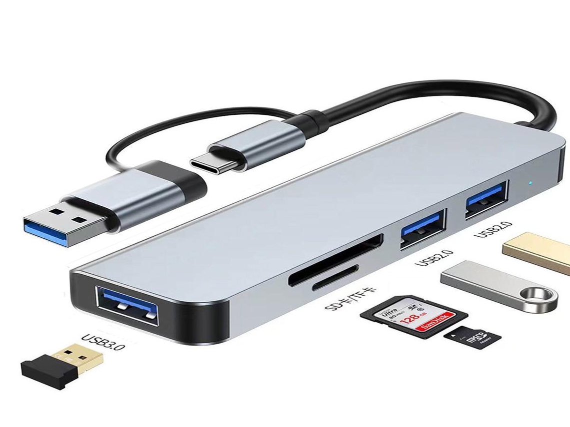 Lurelia Dock Usb-c 5 Em 1 Com Usb 3.0 Para Portátil