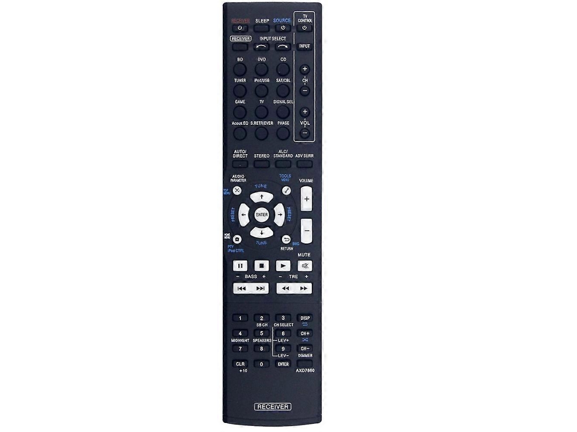 Comando À Distância De Substituição Para Axd7660 Pioneer Axd7660 Axd7622 Axd7583 Axd7690 Vsx-520 Vsx-521 Vsx-524 Recetor Av