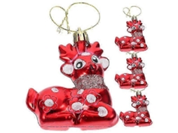 Enfeites De Natal Pendurados Em Forma De Veado Sentado Para Árvore De Natal Olysi Shop