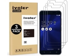 3x Película Vidro Temperado Asus Zenfone 3 ZE520KL 5.5 HONGWE.