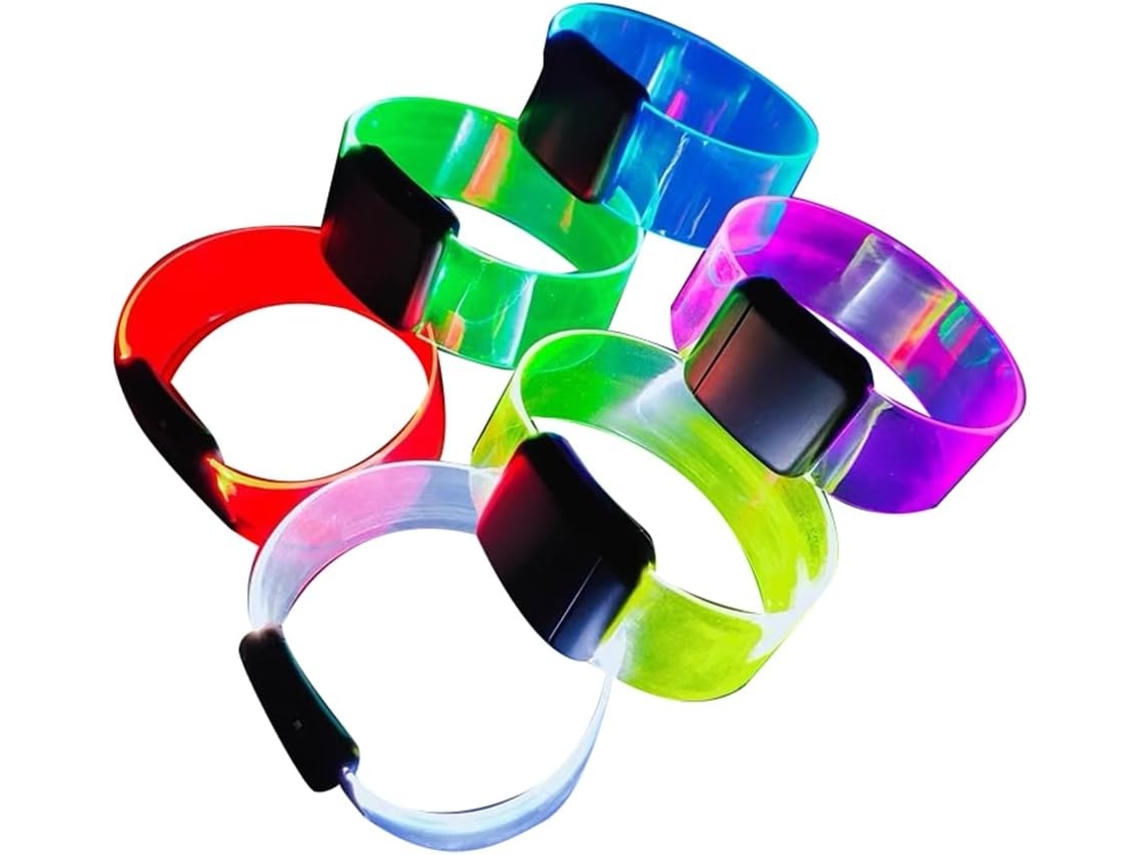 Pulseiras Led Piscantes para Crianças e Adultos SFUSHOS