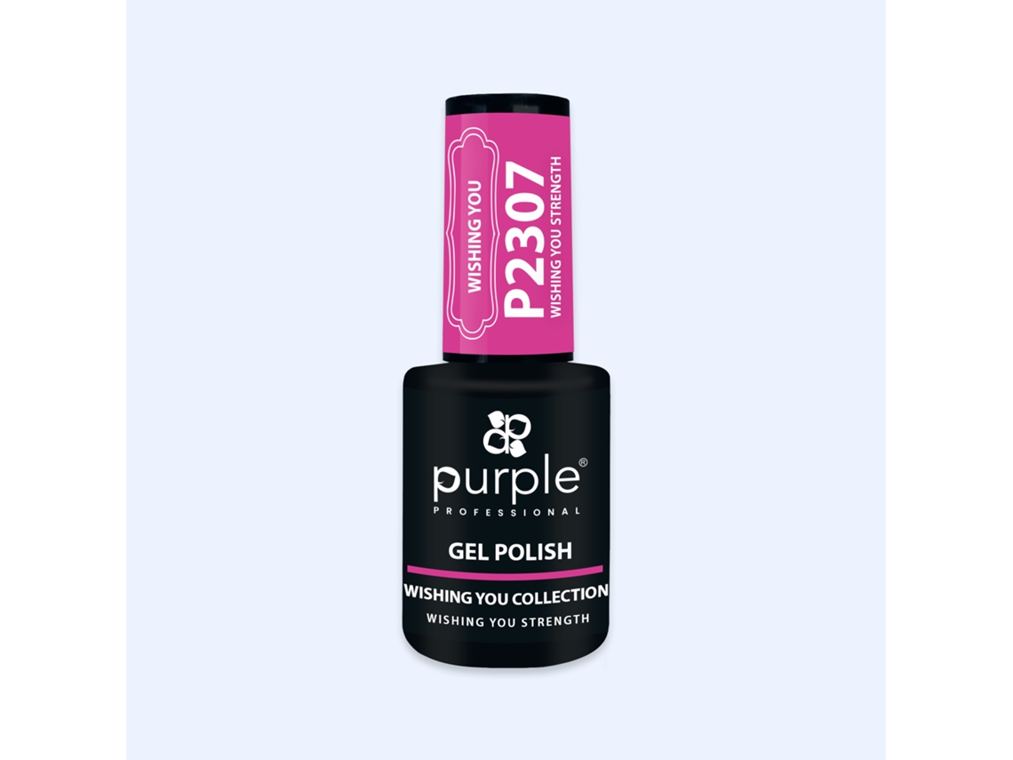 Verniz Gel Roxo Desejando-lhe Força P2307