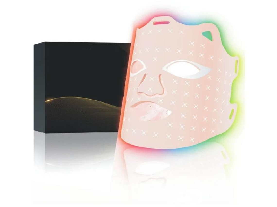 Terapia De Luz Vermelha Para Rosto Terapia De Luz De Máscara Facial Led Em Casa Terapia De Luz De Máscara Facial Led De 7 Cores Branco Yizhood