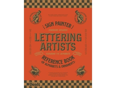 Livro The Sign Painter and Lettering Artists Reference Book of Alphabets and Ornaments de Kale James (Inglês)