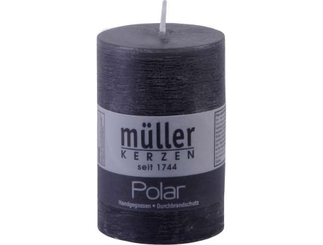 Velas Rústicas Cinza Escuro 90X58 mm
