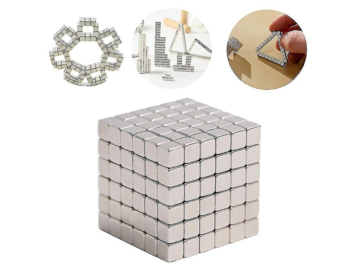 2026 cubo Magnético de Neodimio, Cubos Magnéticos N35, 216 Piezas de 5 Mm, Resistente a La Corrosión, para Adultos.