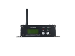 Controlador Sem Fio Dmx 512 Transmissor Receptor LCD 35 Grupos Potência 400m | S/MARCA