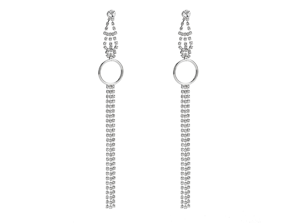 Brincos De Orelha Feminina Com Franja Moda Decoração