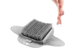 Escova De Massagem Para Os Pés Com Ventosa - Cinza