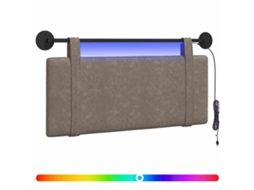 Cabeceira Suspensa com Luz Led Cinzento Pu Antigo MAISON EXCLUSIVE