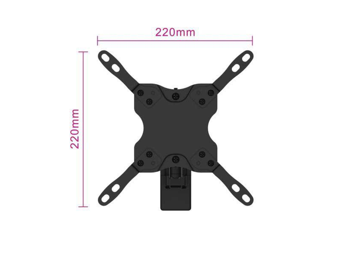 Suporte de Parede EMINENT EW1522 - Compatível de 23'' a 42'' (Preto)