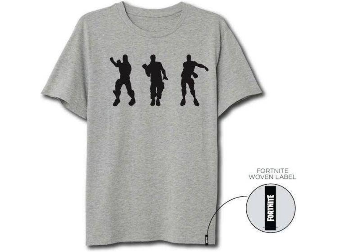 T-Shirt FORTNITE Cinzento Claro L
