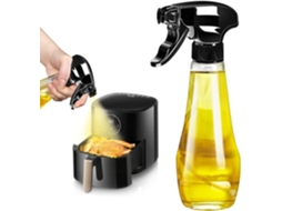 Frasco De Spray De Óleo Preto Novo, 200 Ml, Frasco De Vidro Para Óleo Em Fritadeiras Elétricas