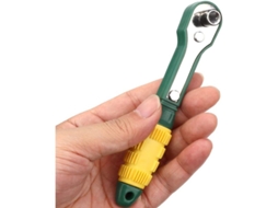 Chave de Trinquete Rápida Mini 6.35cm 1/4 polegadas, Ferramentas de Reparação DIY S/MARCA