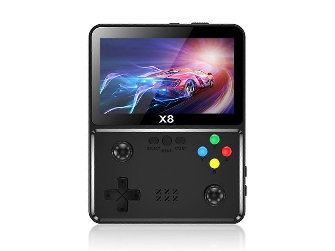 Console De Jogos Retrô X8 Com Tela Ips De 4 Polegadas E Player Portátil Preto Brilvibera