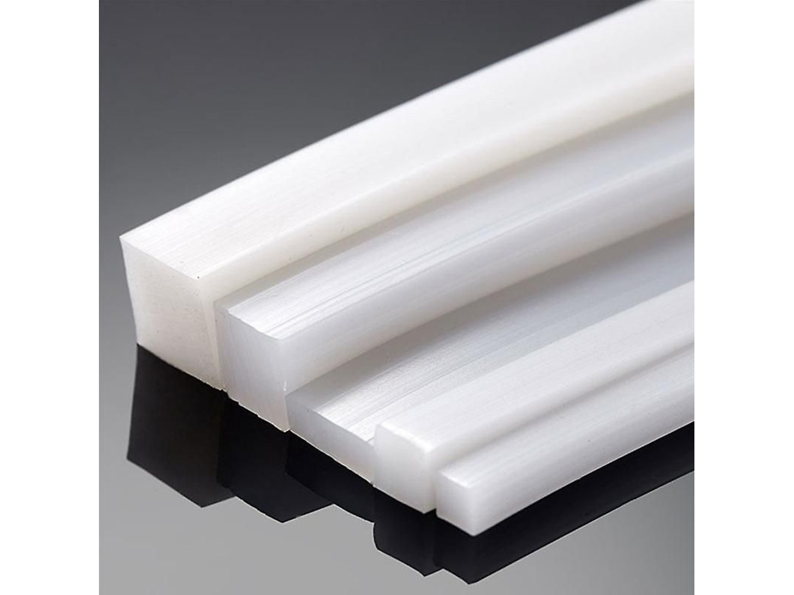 Fita De Vedação De Silicone Sólido Resistente A Altas Temperaturas 5x5mm/10mm/15mm/20mm/30mm 1m Shore A 60 -60~+200°c