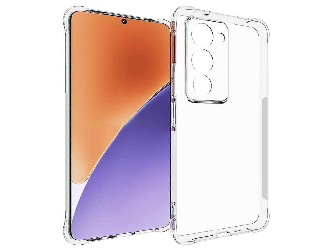 Capa De Tpu Antiderrapante Transparente Para Celular Tkdaddy Para Xiaomi Redmi 15 4g