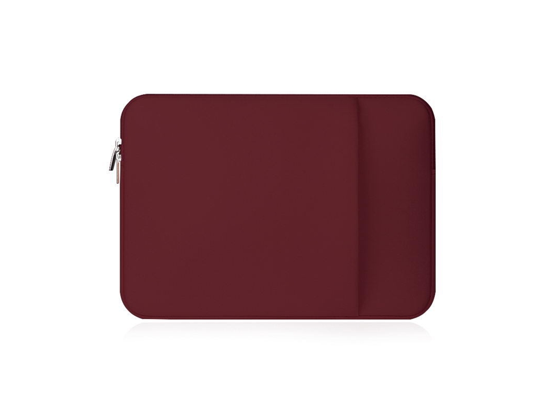 Capa Protetora Para Laptop De 11 Polegadas, Acolchoada E Macia, Com Zíper, Bolsa Para Computador Claret Slowmoose