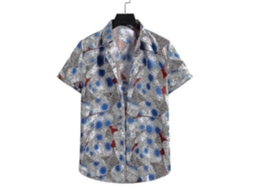 Camisas De Botões Manga Curta Para Feriados