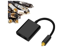 Lurelia Adaptador De Áudio Toslink Preto