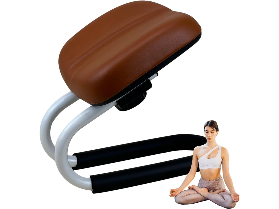 Banqueta de meditação ajustável com almofada | S/MARCA