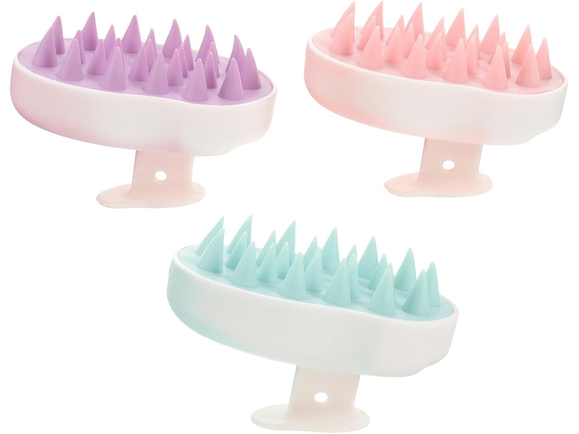 Lurelia Conjunto De 3 Escovas De Massagem Corporal Para Duche, Uso Seco E Molhado, Massagem Suave E Limpeza Profunda