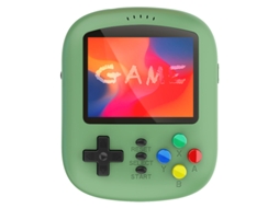 Console Portátil Retrô, 2,8 Polegadas, Verde AQUAFORGE