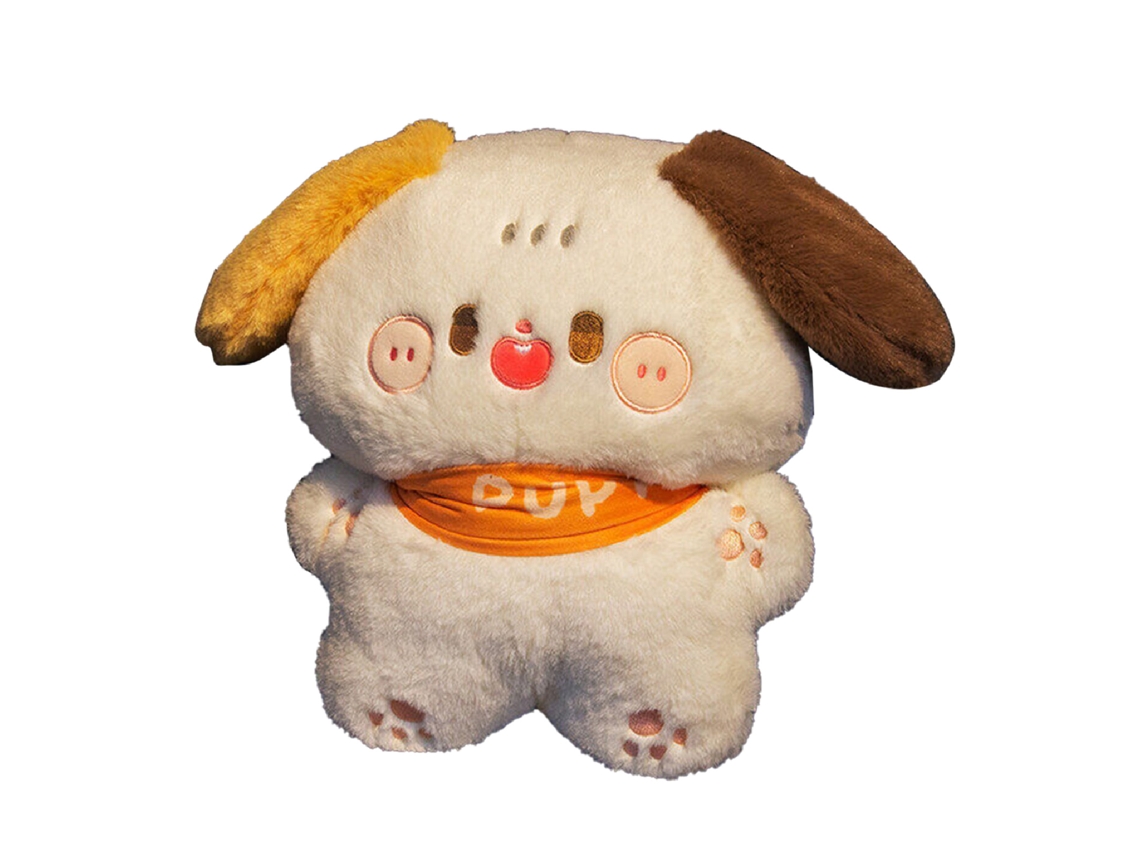 Brinquedo Pelúcia Cachorro Cartoon Portátil Infantil