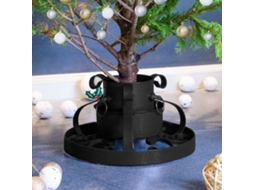 Vidaxl Suporte Para Árvore De Natal 29x29x15,5 Cm Preto