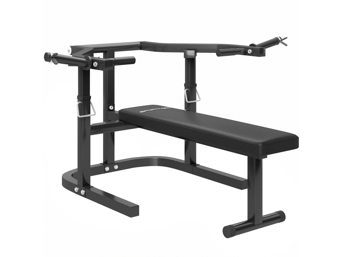 Máquina de peito em aço com altura ajustável 150x150x60,85cm preto BTFORUS