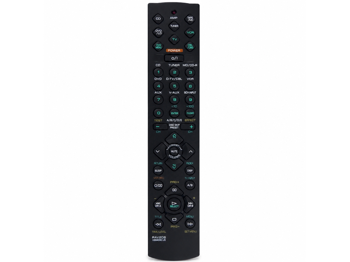 Comando À Distância Para Recetor Av Compatível Com Yamaha Rav206 V694090us