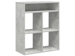 Estante Cinzento Cimento MAISON EXCLUSIVE em Derivados de Madeira (66x31x80 cm)
