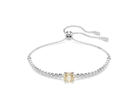 Bracelete Swarovski Bracelete Matrix Tennis Cor Branca Comprimento 24 Cm Óxido De Zircônio
