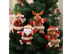 Boneca de Natal, Decore a Árvore de Natal, Presente de Feriado EOOCOO