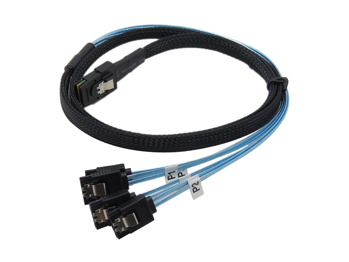 Cabo Divisor De Transmissão Dados 36 Pinos Sff 8087 Para 4 7p, 100