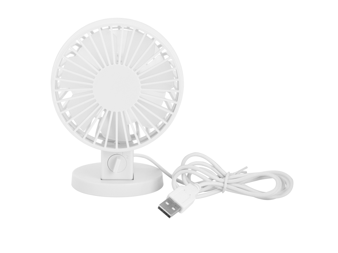 Ventilador de Mesa Usb Compacto e Silencioso com Ajuste de 45° para Casa e Escritório LAXISCREED