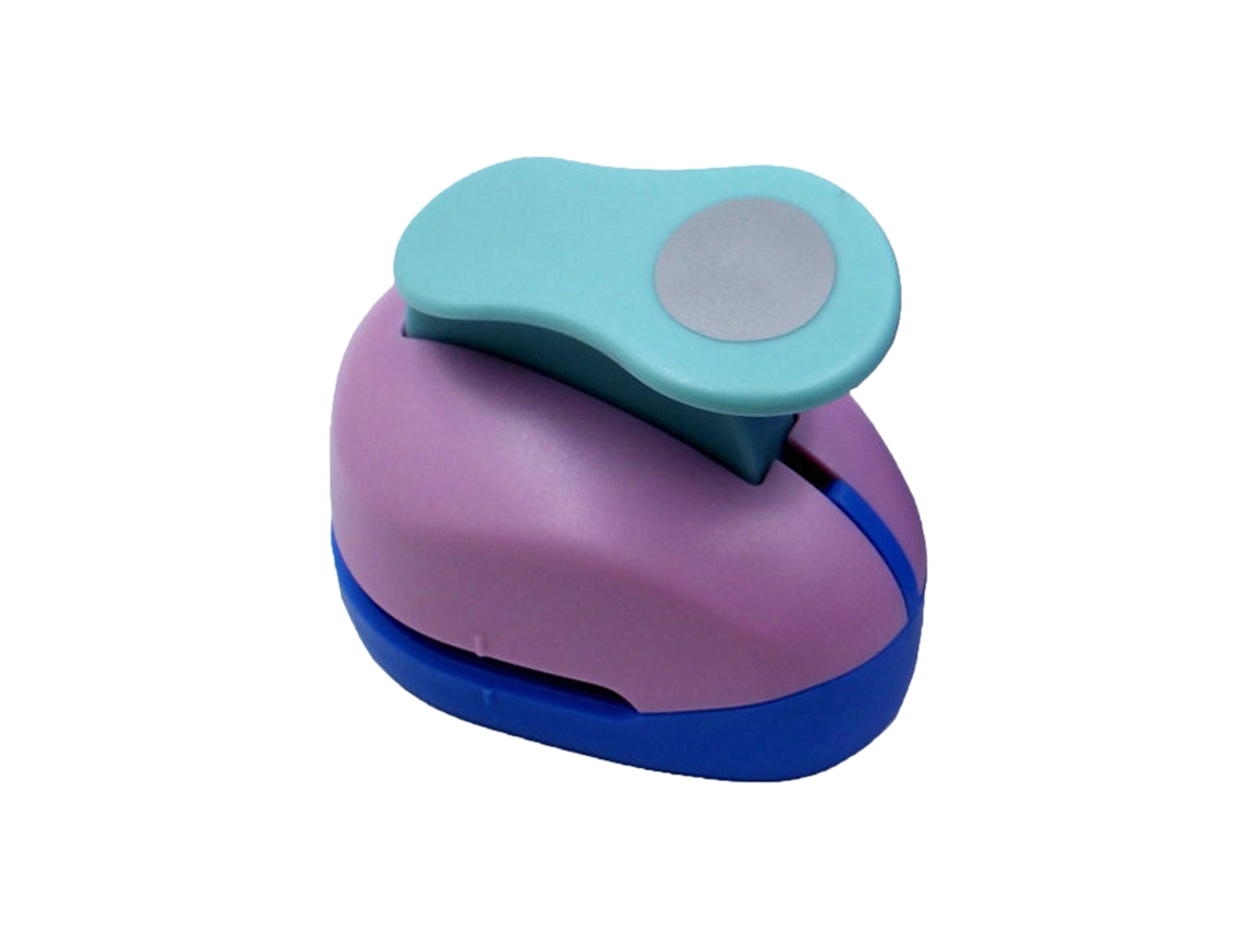 Máquina de Embossing Manual para Niños Diseño de Palanca Ahorra Trabajo Operación Sencilla Diy Redonda 38mm
