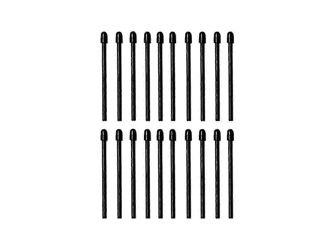 Pacote Com 20 Pontas/pontas Para Marcadores Stylus, Pontas/pontas Macias De Reposição, Pretas Olysi Shop