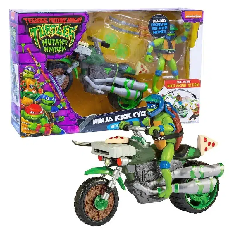 Figura Acción Leonardo Con La Ninja Kick Action Tortugas Ninja Mutant Mayhem Ofertas Diciembre24