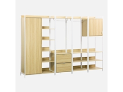 Kit De Roupeiro Modular Com 4 Elementos, Branco Sweeek