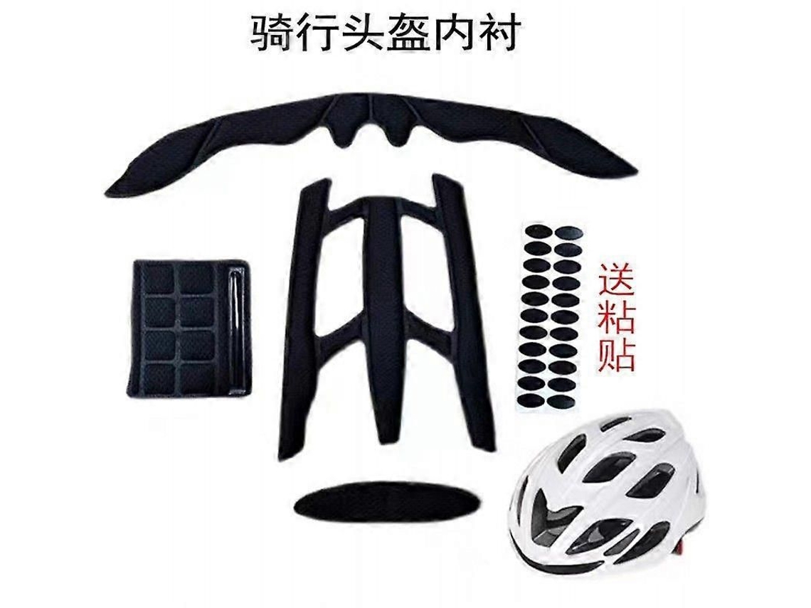 1 Conjunto De Forros Acolchoados Para Capacete: Forros De Capacete Respiráveis ​​em Espuma - Almofadas Absorventes De Suor Para Ciclismo E Mounta