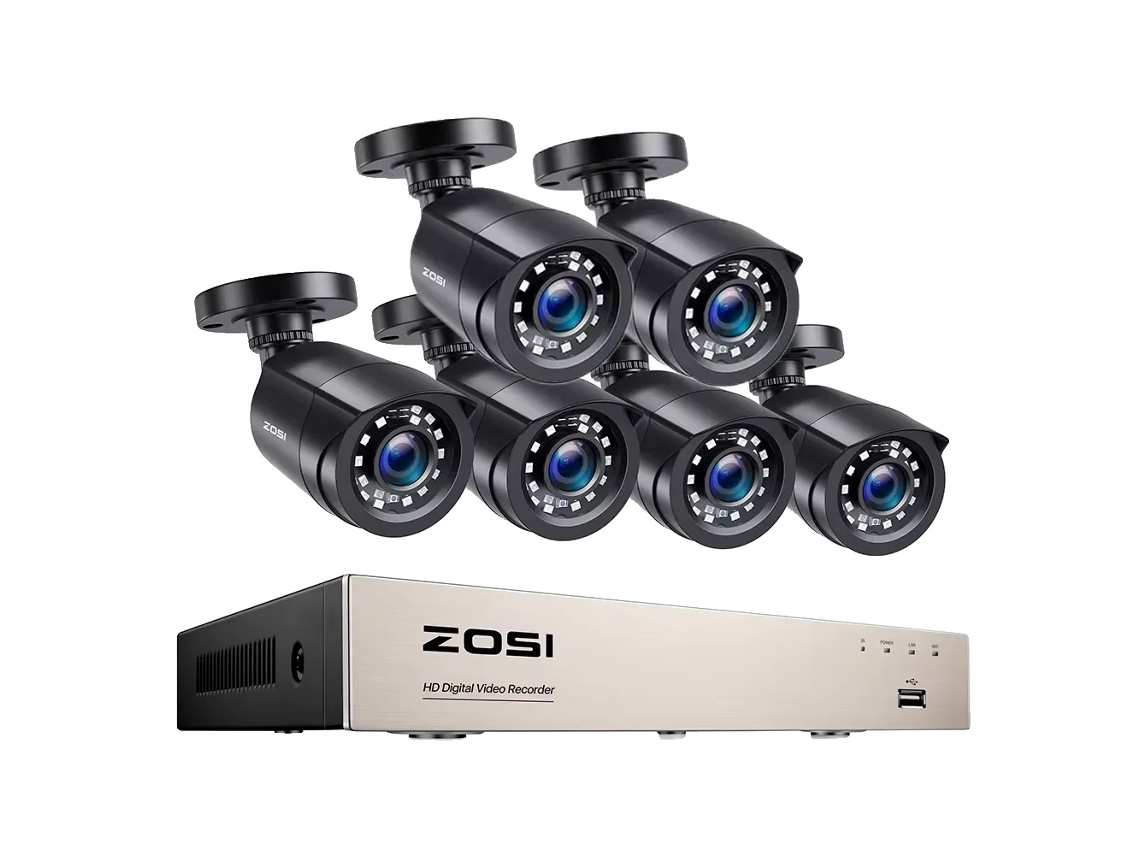 Sistema De Cctv, 8ch, 1080p, 8ch Dvr X 2 Câmeras, 8ch Dvr X 6 Câmeras, Nenhum-a